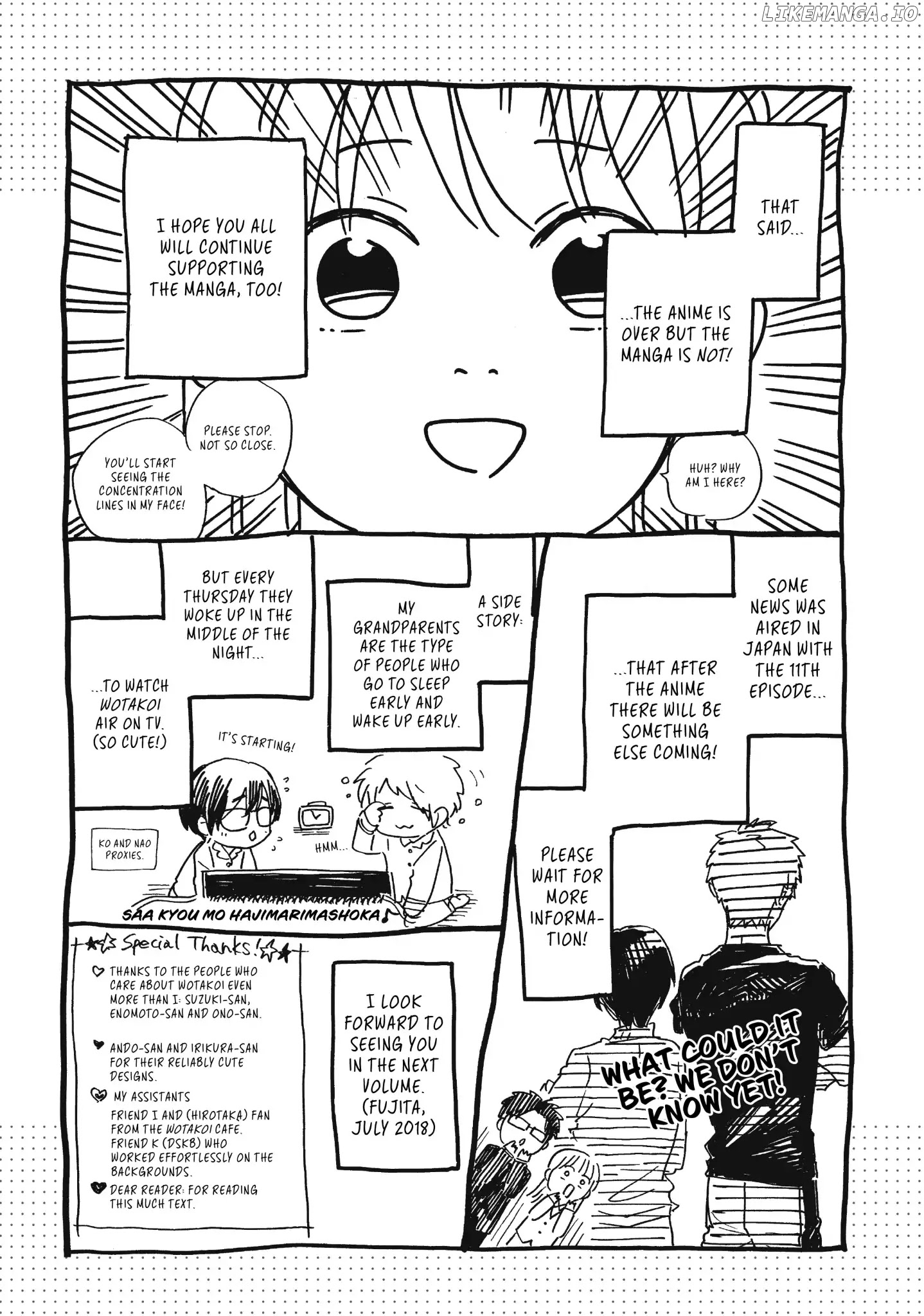 Wotaku ni Koi wa Muzukashii chapter 45.5 - page 16