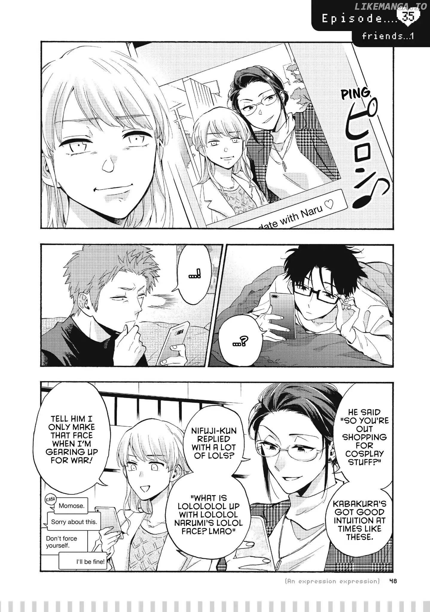 Wotaku ni Koi wa Muzukashii chapter 35 - page 1