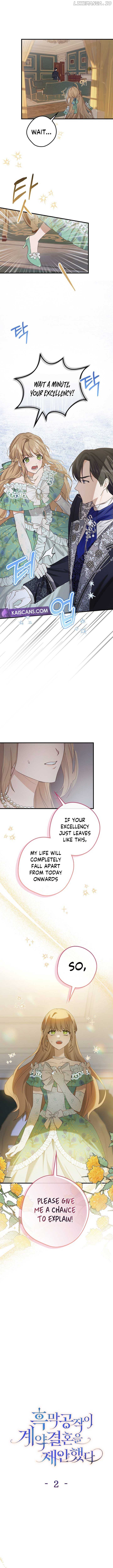 The Duke of Darkness Proposes a Contract Marriage Chapter 2 - page 1