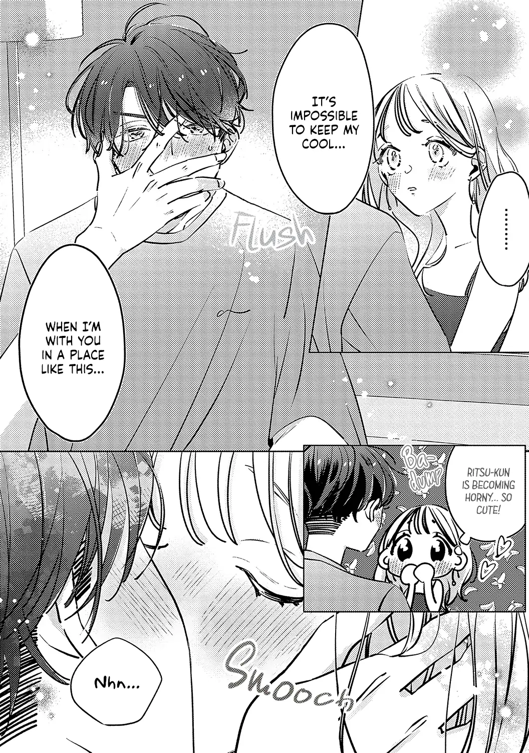 Koi no Mae ni, Amaku Hajimete. Hikaeme Elite-kun ga Watashi ni Dake Hatsujou shite imasu Chapter 6 - page 9