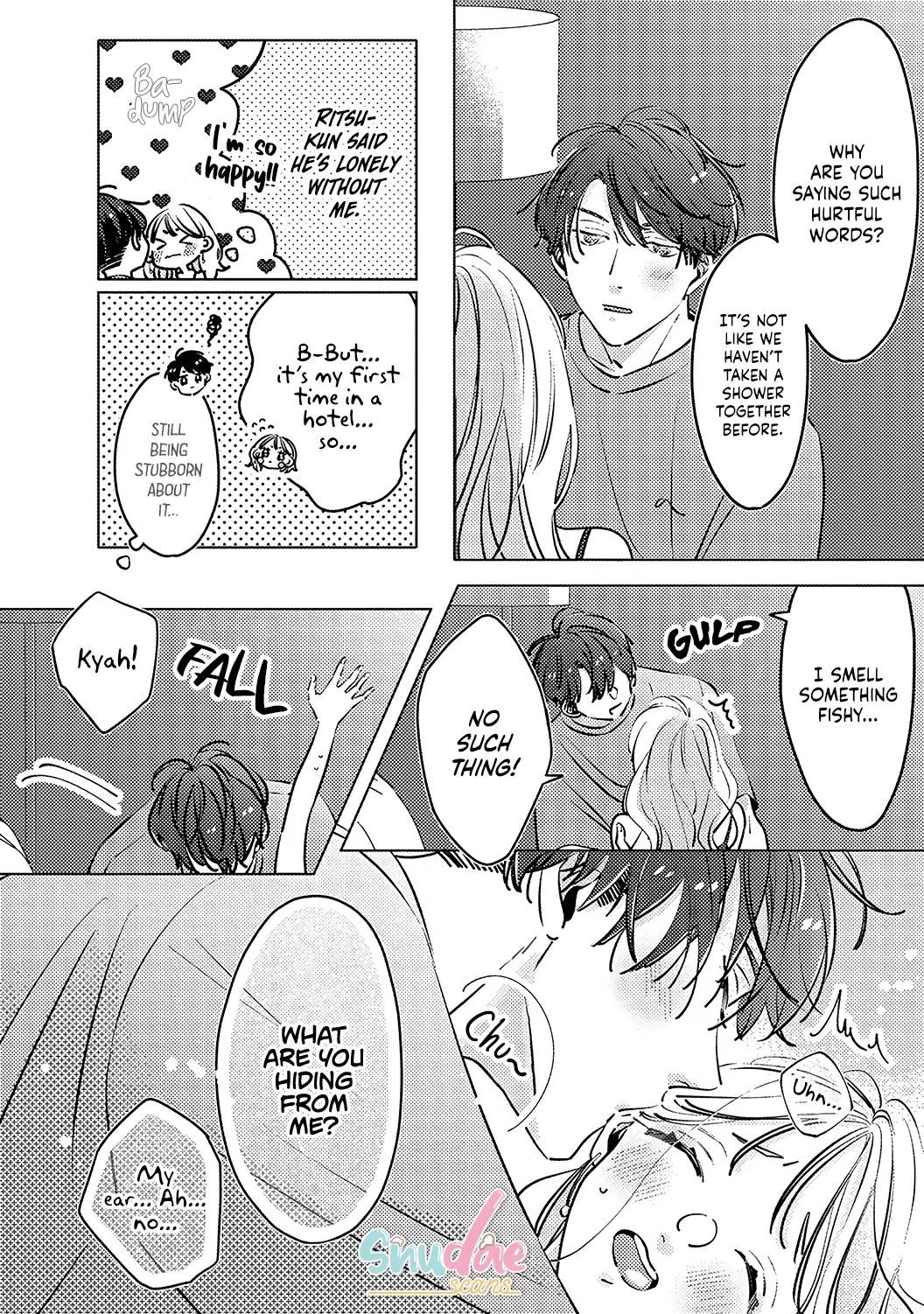 Koi no Mae ni, Amaku Hajimete. Hikaeme Elite-kun ga Watashi ni Dake Hatsujou shite imasu Chapter 6 - page 13