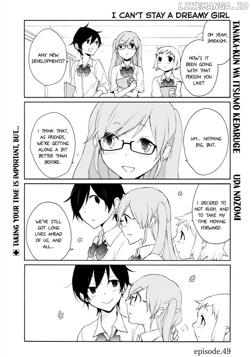 Tanaka-kun wa Itsumo Kedaruge chapter 49 - page 2