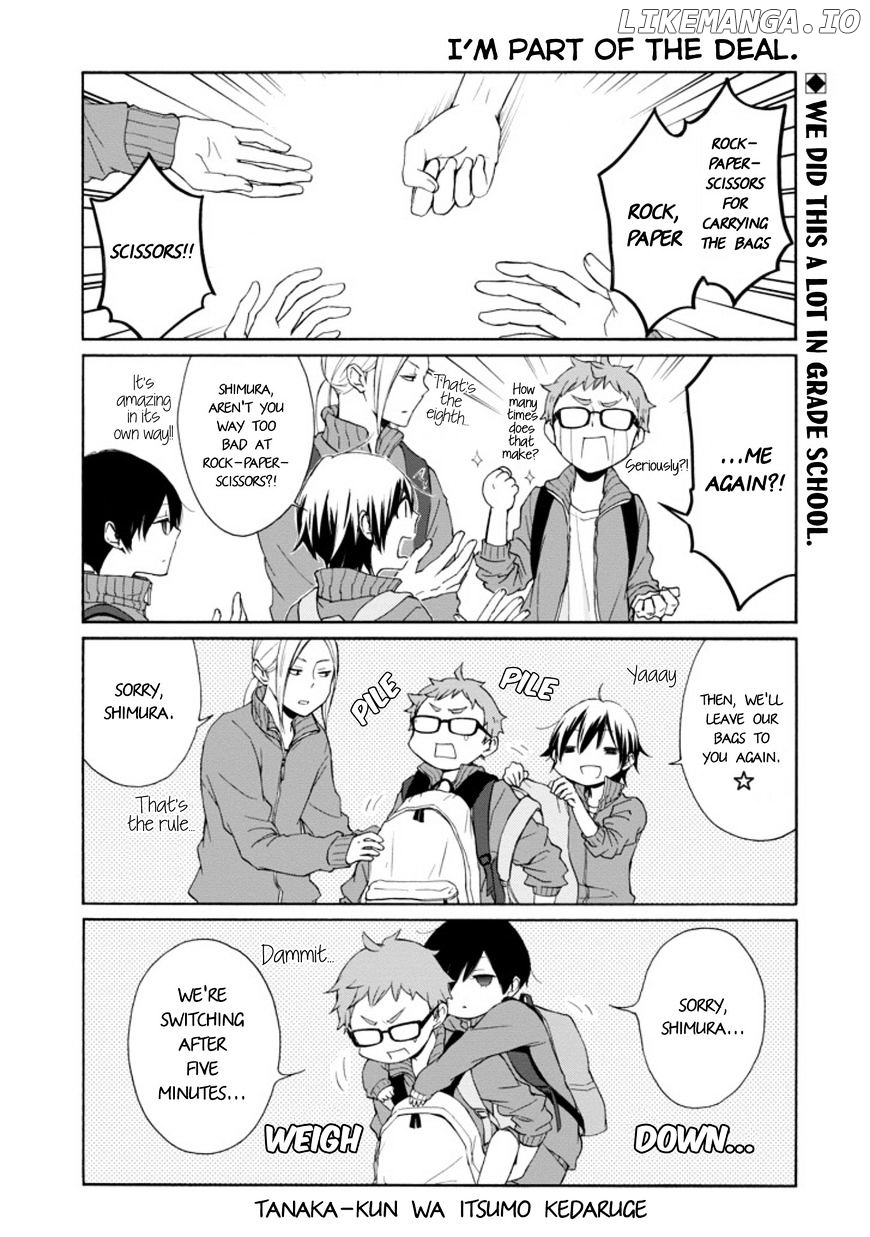 Tanaka-kun wa Itsumo Kedaruge chapter 54 - page 2