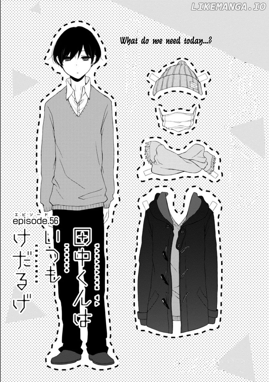 Tanaka-kun wa Itsumo Kedaruge chapter 56 - page 2
