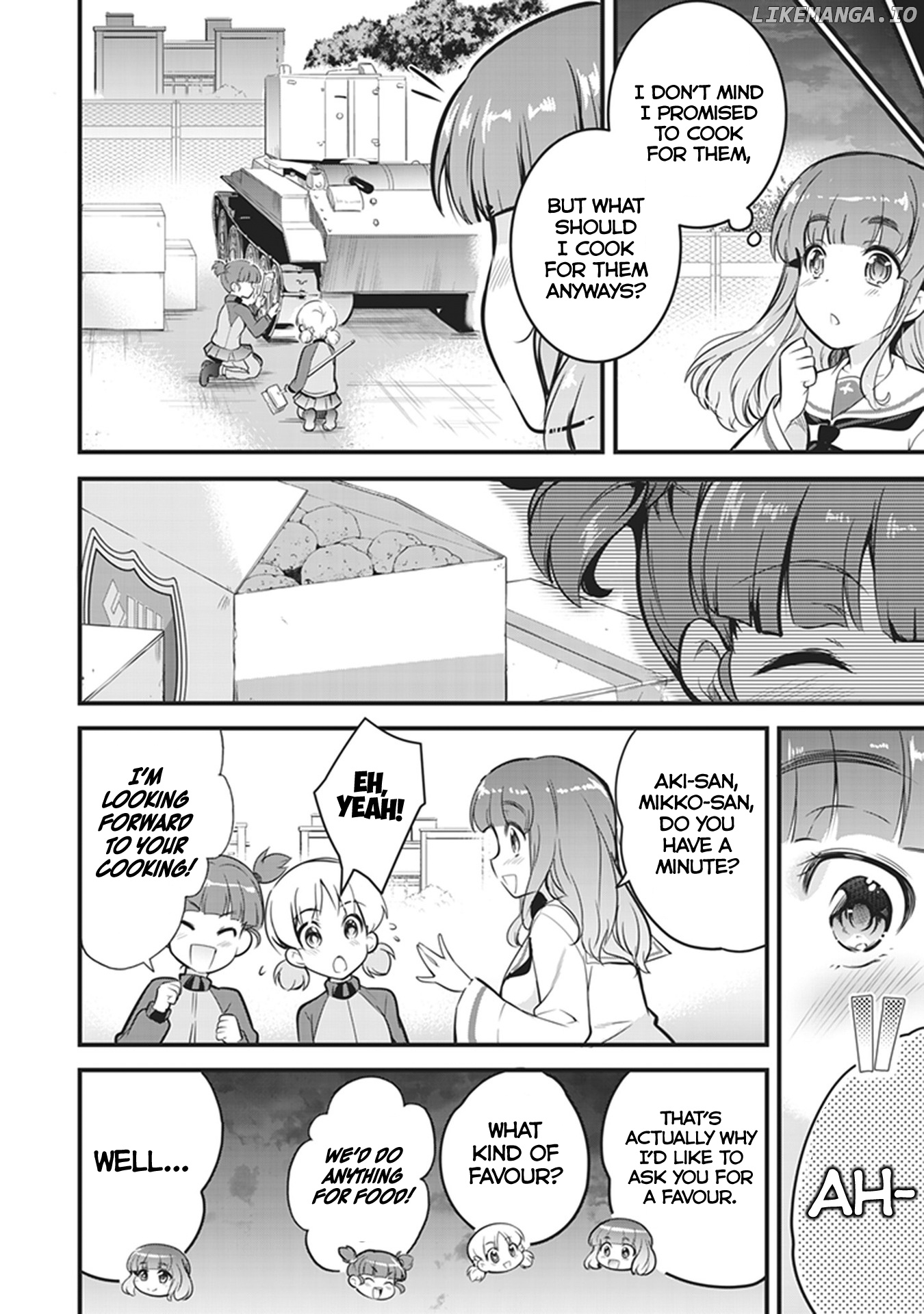 GIRLS und PANZER das FINALE - Keizoku High School&rsquo;s Starving Art of Dining chapter 2 - page 8