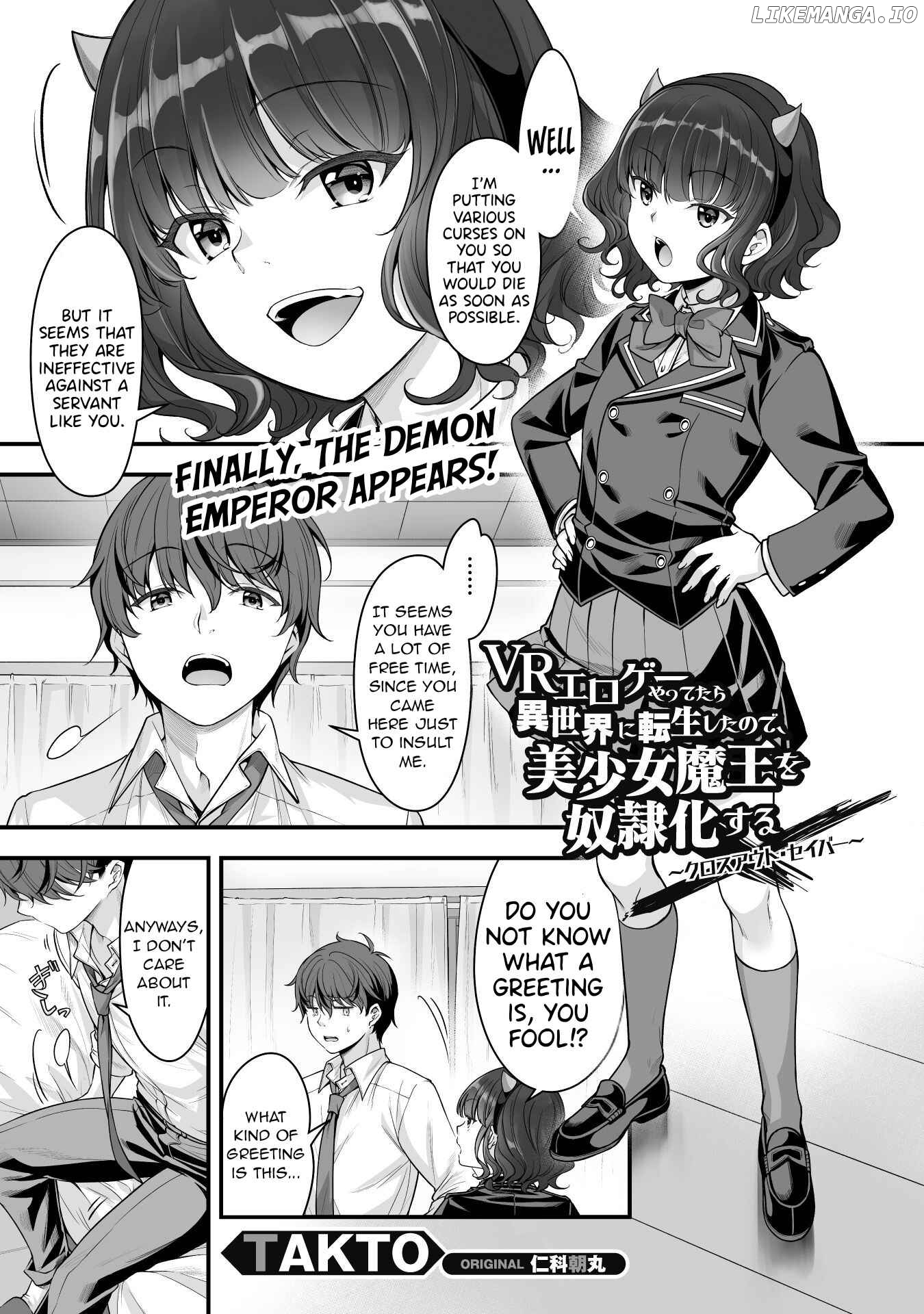 When I Was Playing Eroge With VR, I Was Reincarnated In A Different World, I Will Enslave All The Beautiful Demon Girls ~Crossout Saber~ chapter 14 - page 2