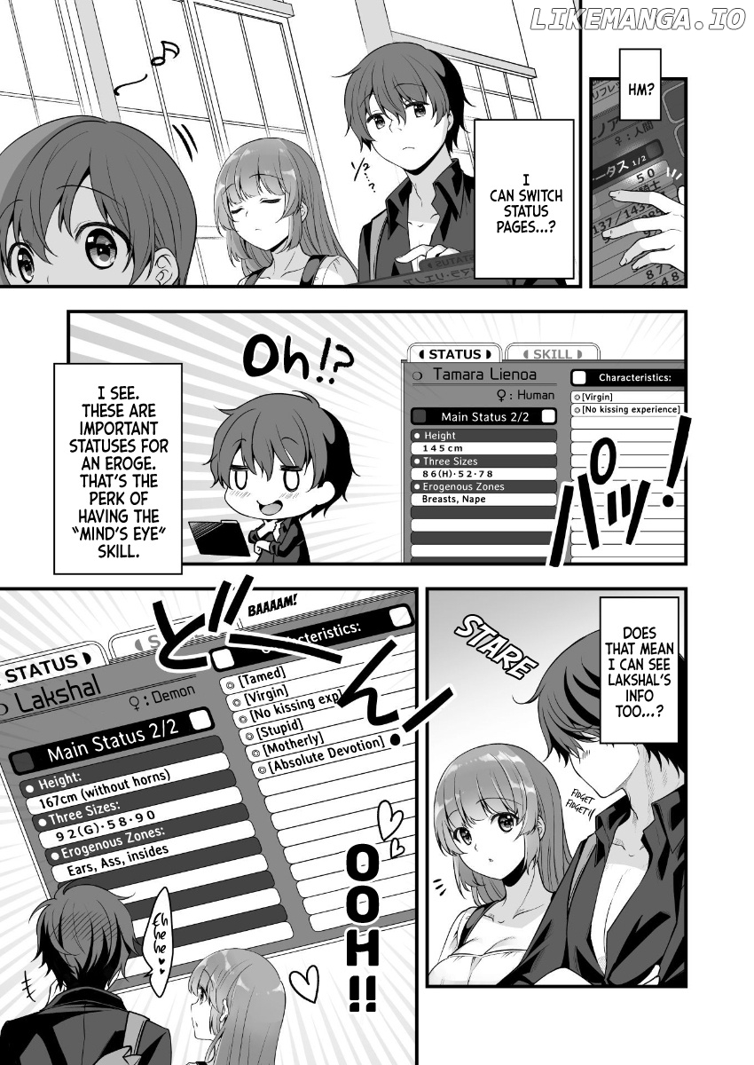 When I Was Playing Eroge With VR, I Was Reincarnated In A Different World, I Will Enslave All The Beautiful Demon Girls ~Crossout Saber~ chapter 7 - page 7