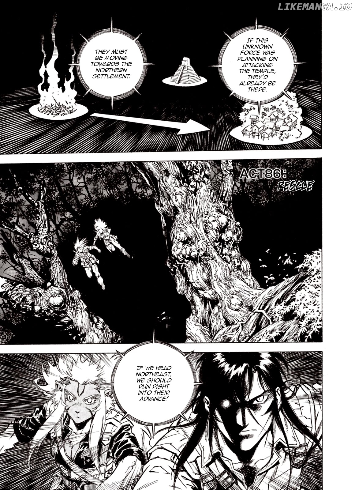 Kouya Ni Kemono Doukokusu chapter 86 - page 1