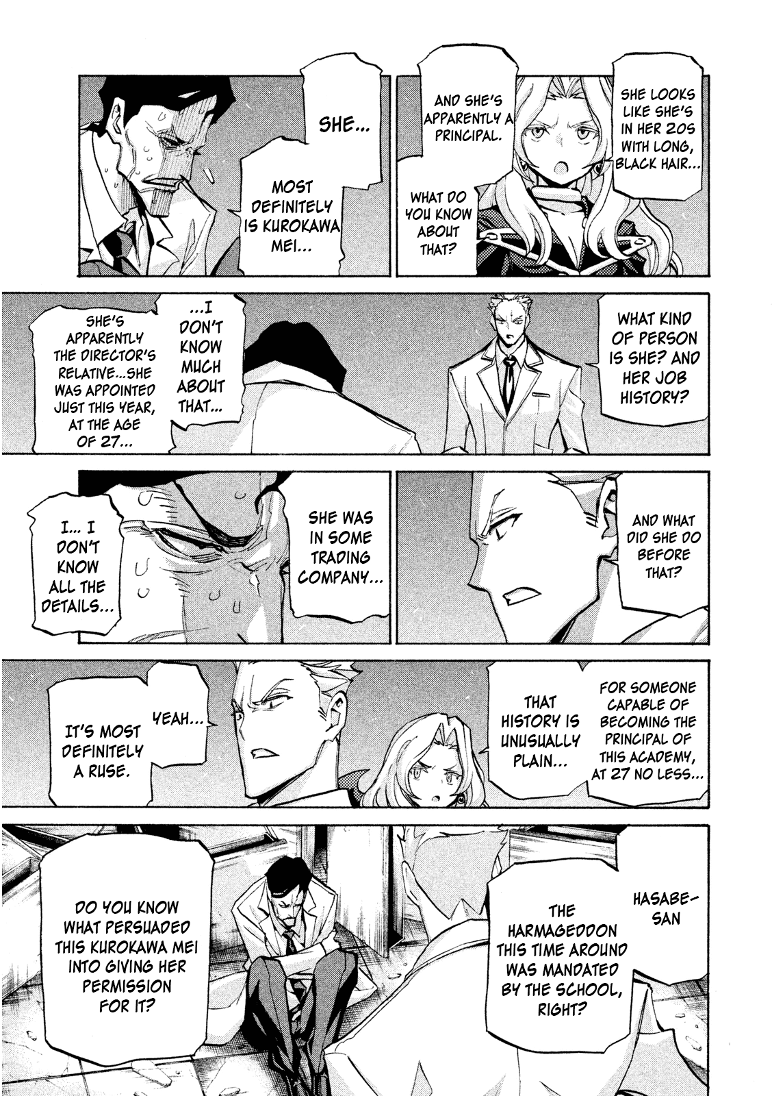 Sentou Hakai Gakuen Dangerosu chapter 35 - page 7