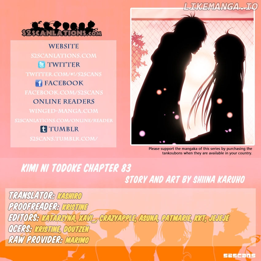 Kimi ni Todoke Chapter 83 - page 1