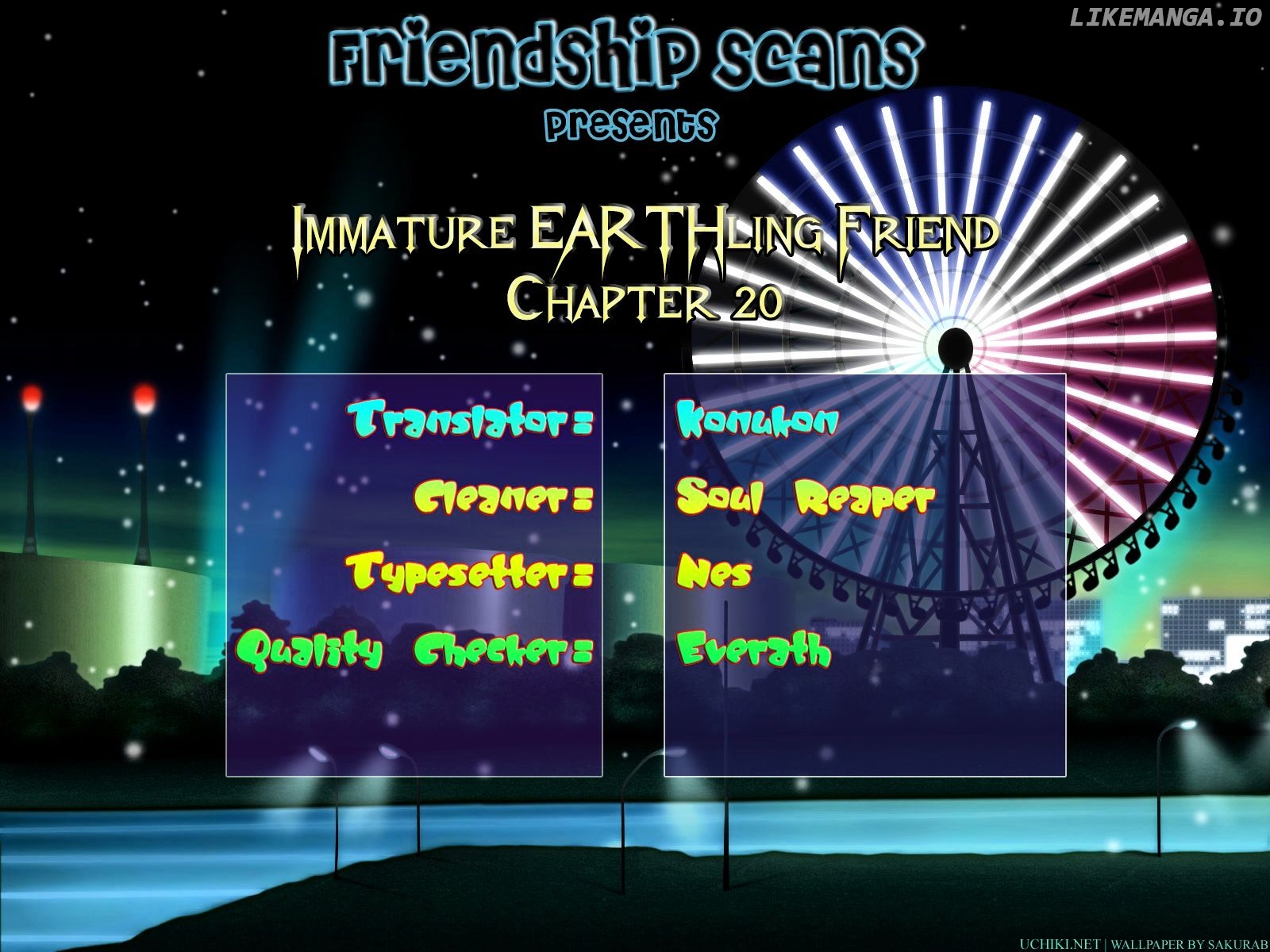 Immature Earthling Friend chapter 20 - page 1