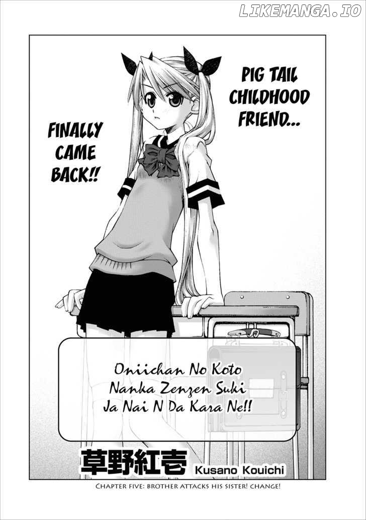 Oniichan No Koto Nanka Zenzen Suki Ja Nai N Da Kara Ne chapter 5 - page 5