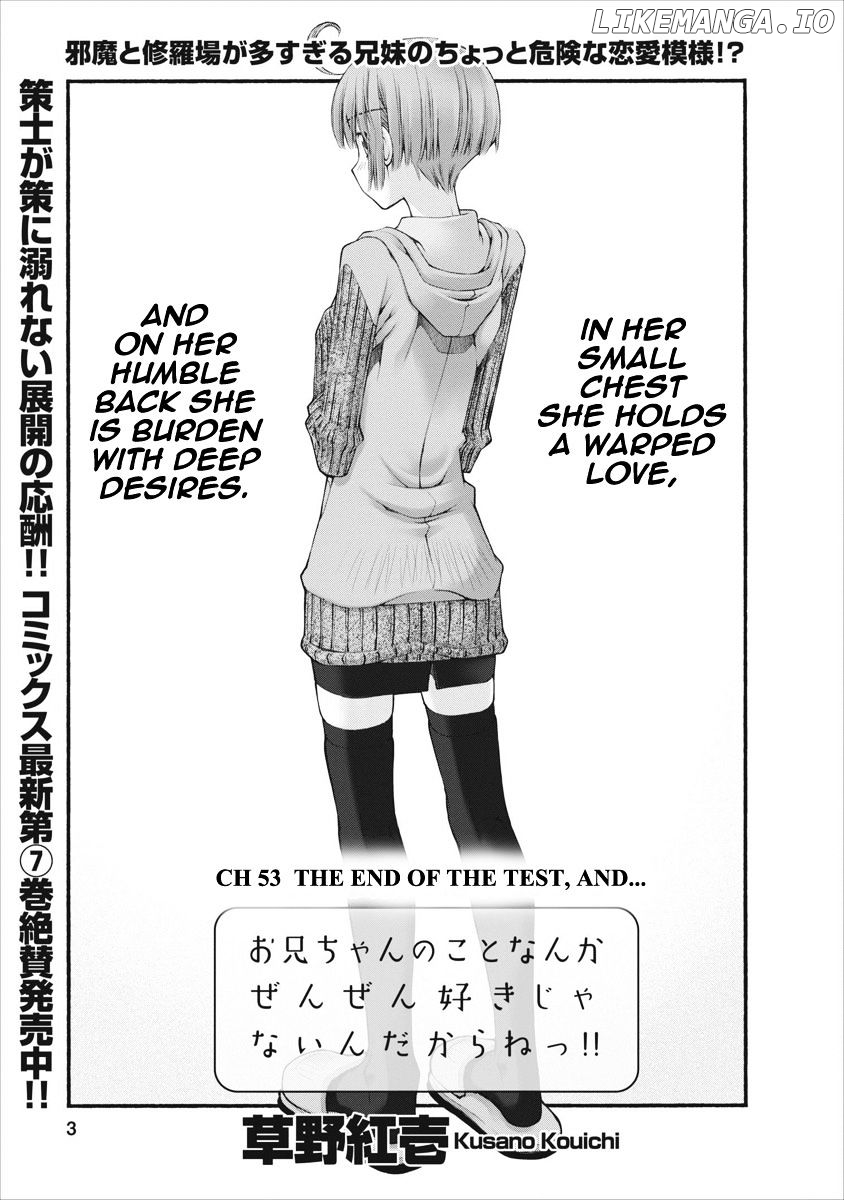 Oniichan No Koto Nanka Zenzen Suki Ja Nai N Da Kara Ne chapter 53 - page 4