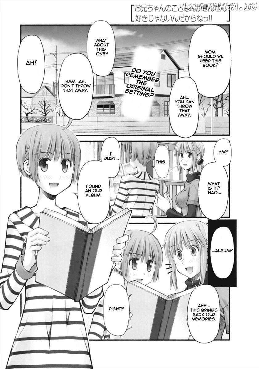 Oniichan No Koto Nanka Zenzen Suki Ja Nai N Da Kara Ne chapter 57 - page 1