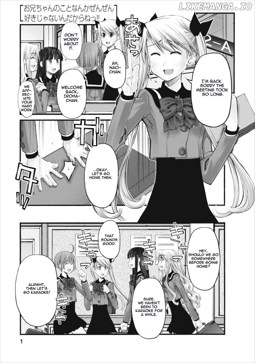 Oniichan No Koto Nanka Zenzen Suki Ja Nai N Da Kara Ne chapter 61 - page 1