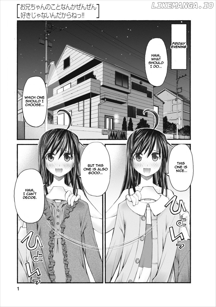 Oniichan No Koto Nanka Zenzen Suki Ja Nai N Da Kara Ne chapter 63 - page 1