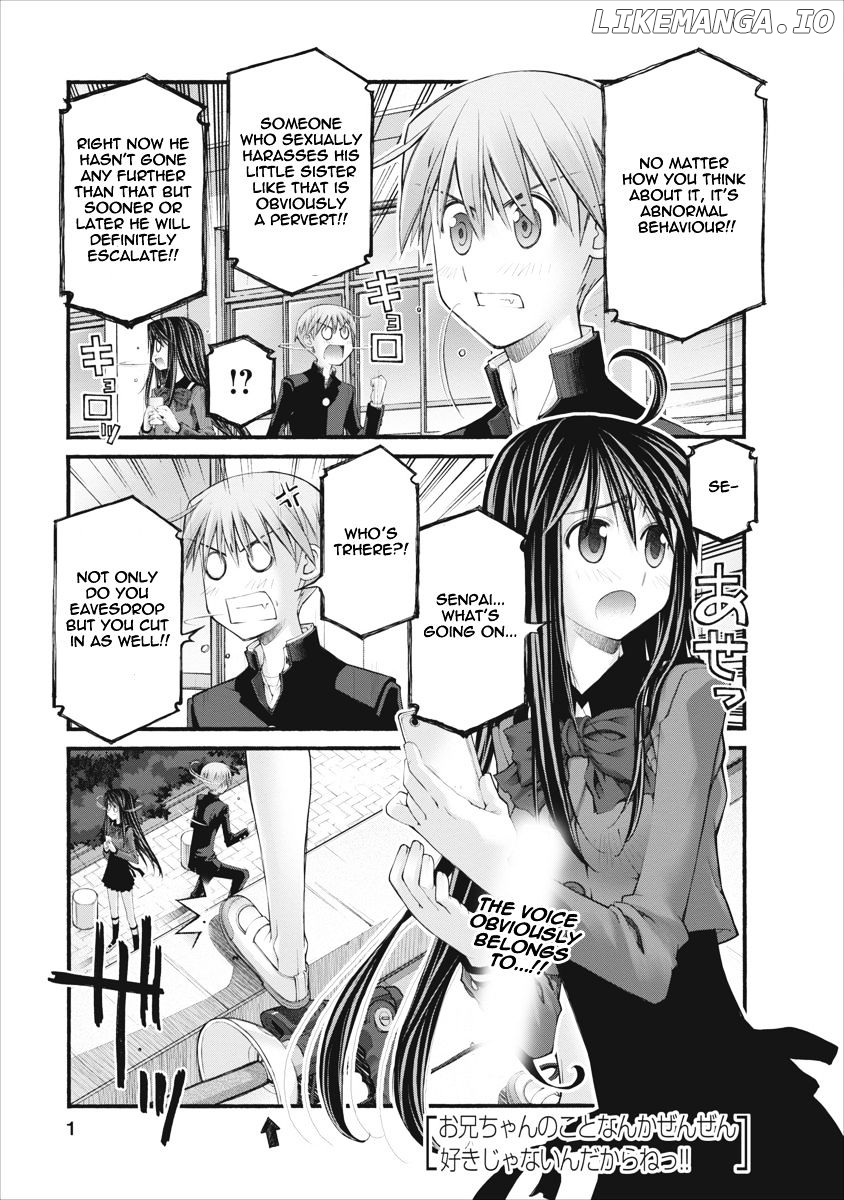 Oniichan No Koto Nanka Zenzen Suki Ja Nai N Da Kara Ne chapter 68 - page 1