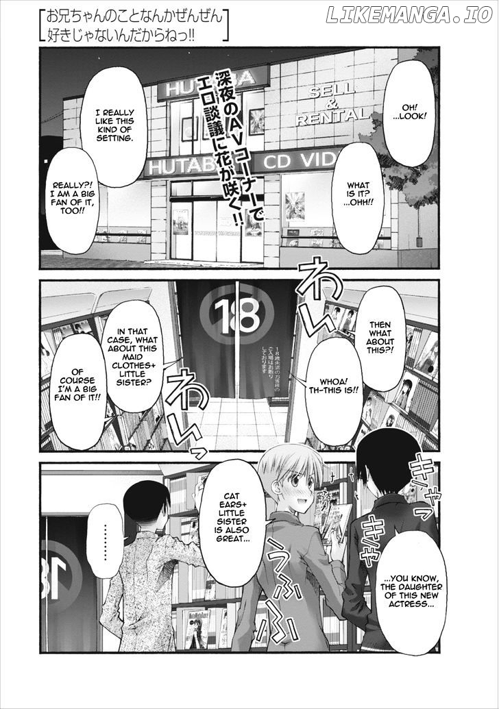 Oniichan No Koto Nanka Zenzen Suki Ja Nai N Da Kara Ne chapter 72 - page 1