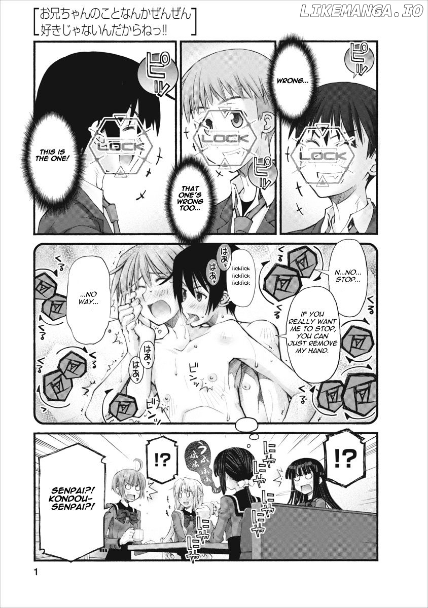 Oniichan No Koto Nanka Zenzen Suki Ja Nai N Da Kara Ne chapter 73.5 - page 1