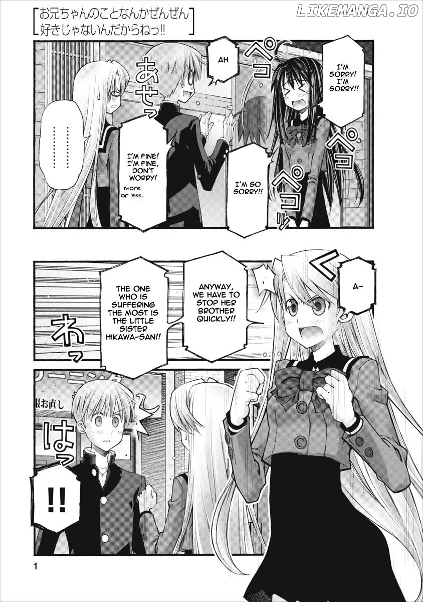 Oniichan No Koto Nanka Zenzen Suki Ja Nai N Da Kara Ne chapter 74 - page 1