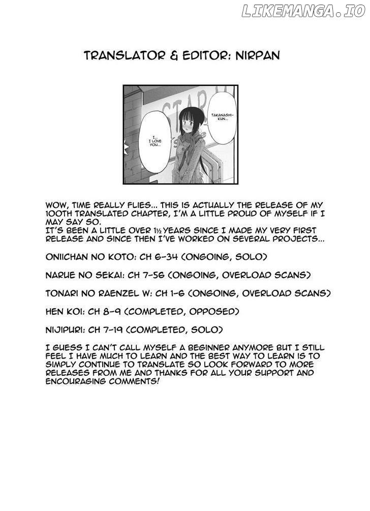 Oniichan No Koto Nanka Zenzen Suki Ja Nai N Da Kara Ne chapter 34 - page 22