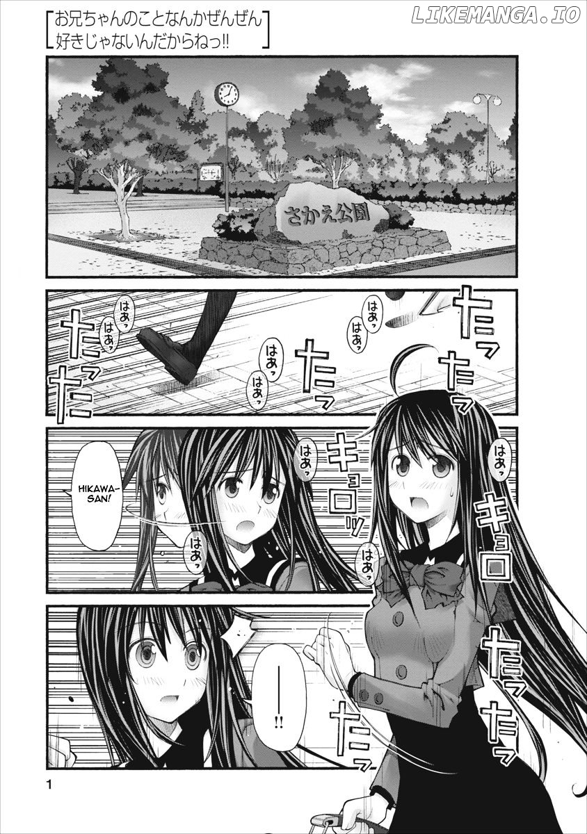 Oniichan No Koto Nanka Zenzen Suki Ja Nai N Da Kara Ne chapter 78 - page 1