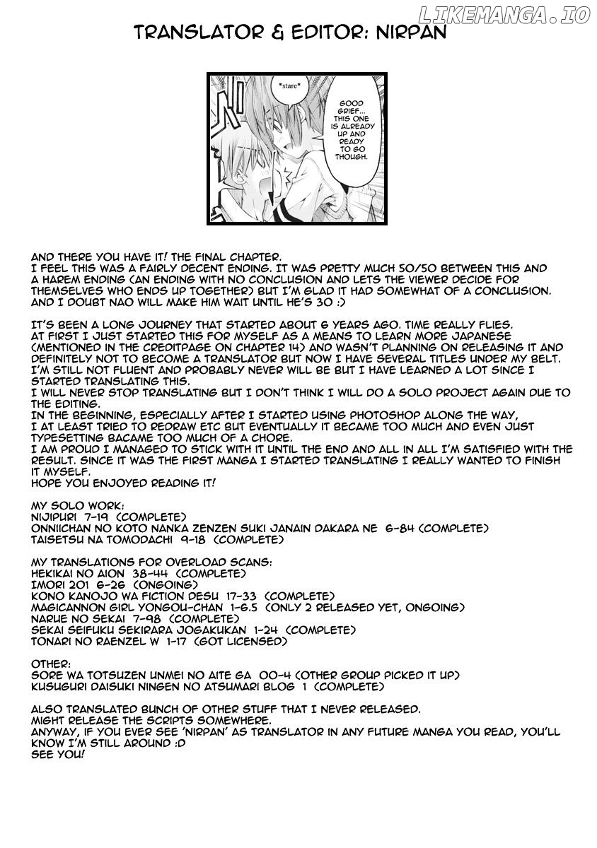 Oniichan No Koto Nanka Zenzen Suki Ja Nai N Da Kara Ne chapter 85 - page 25