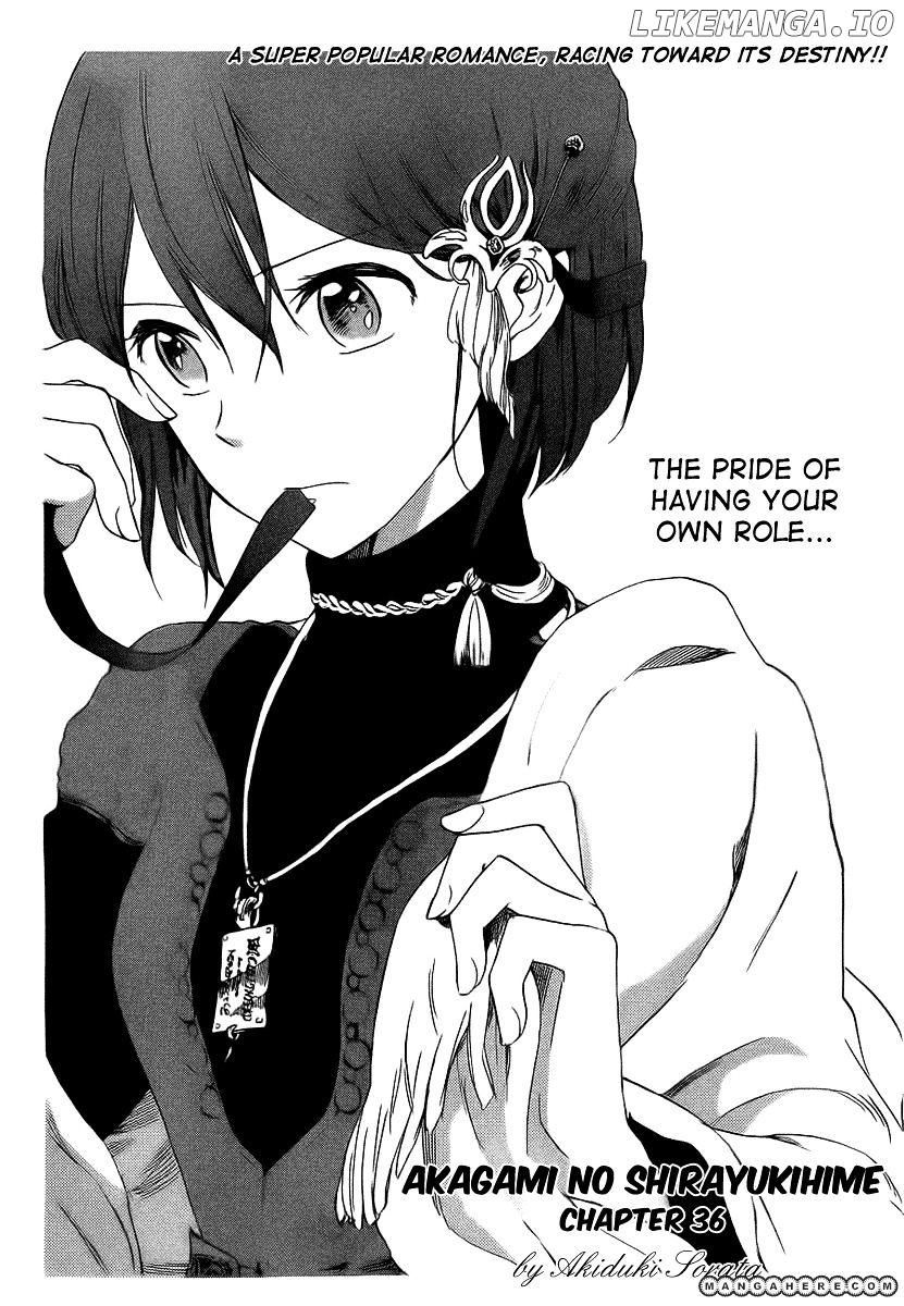Akagami No Shirayukihime chapter 36 - page 2