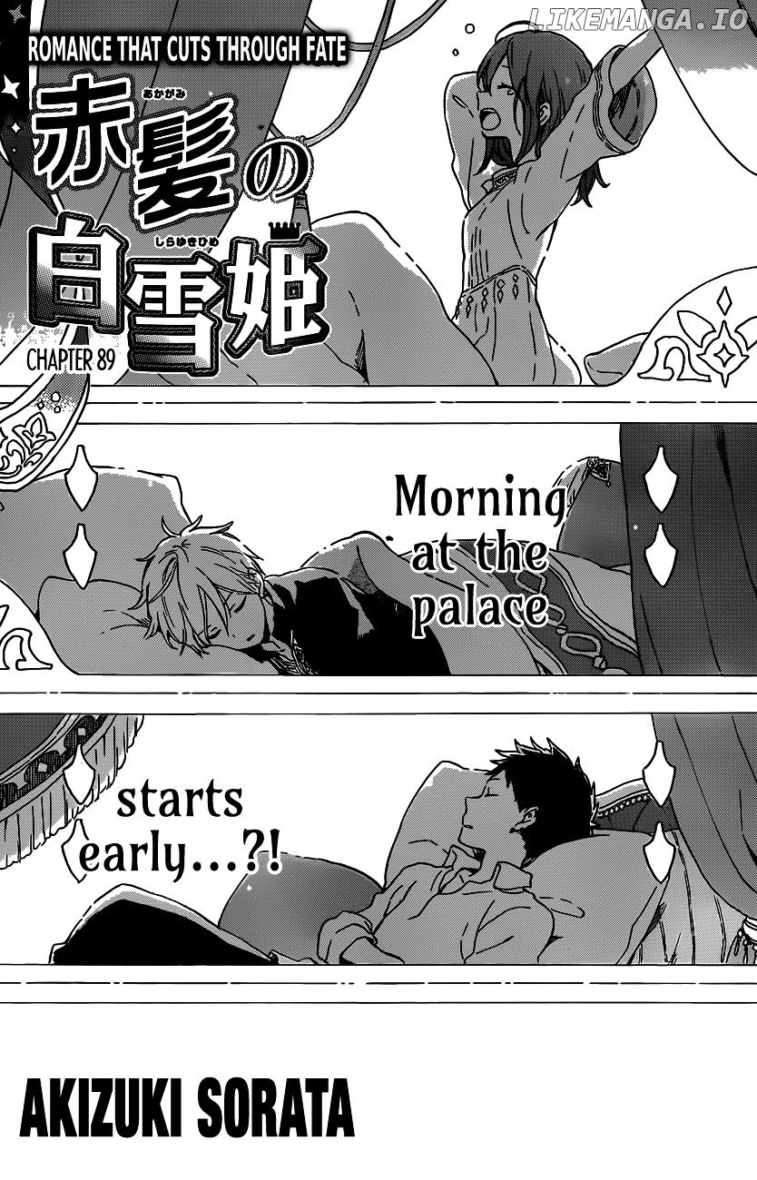 Akagami No Shirayukihime chapter 89 - page 1
