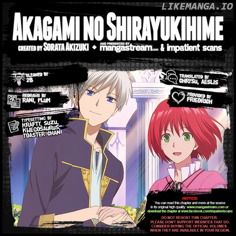 Akagami No Shirayukihime chapter 100 - page 3