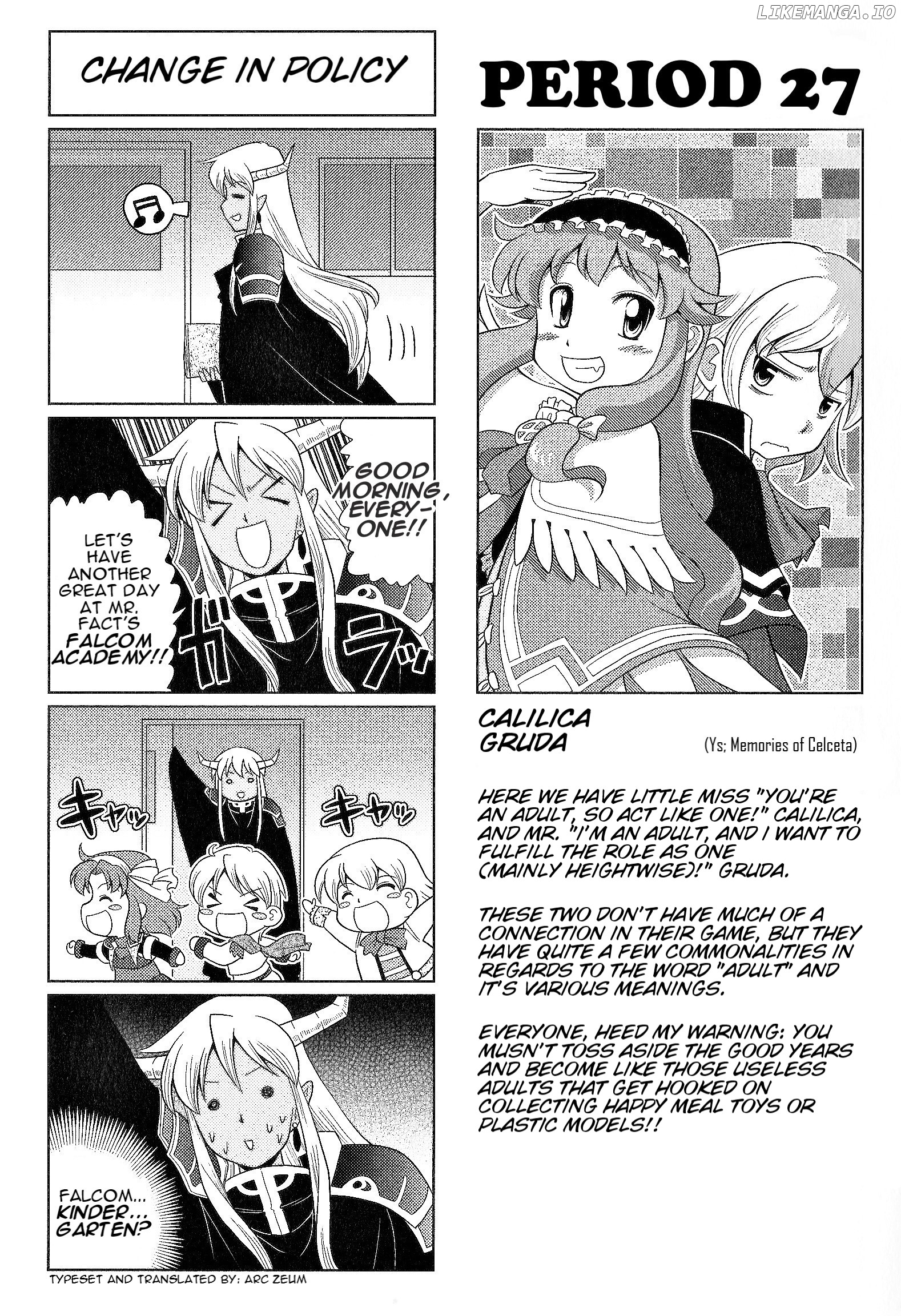 Minna Atsumare! Falcom Gakuen chapter 34 - page 1