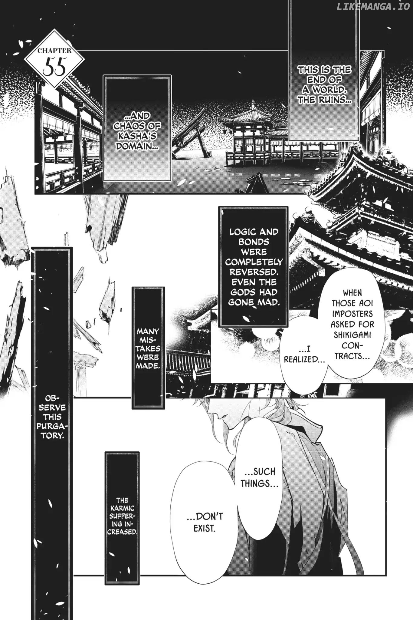 Momochi-san Chi no Ayakashi Ouji chapter 55 - page 1