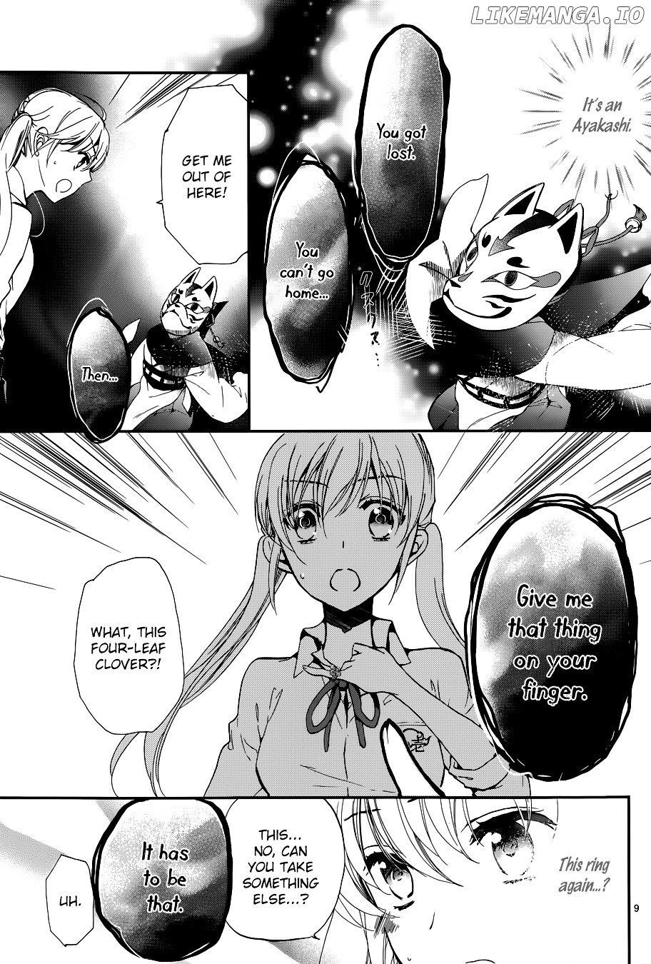 Momochi-san Chi no Ayakashi Ouji chapter 12 - page 14