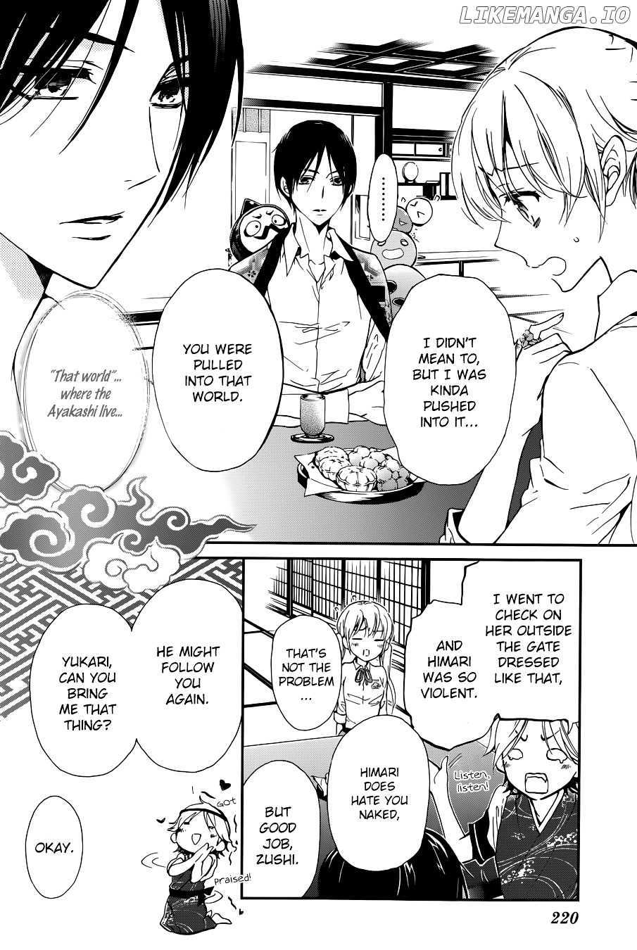 Momochi-san Chi no Ayakashi Ouji chapter 12 - page 17