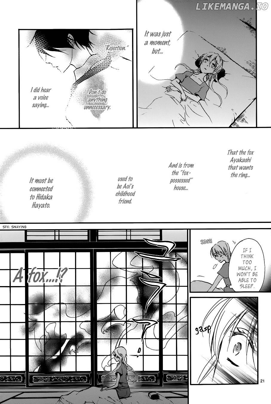 Momochi-san Chi no Ayakashi Ouji chapter 12 - page 26