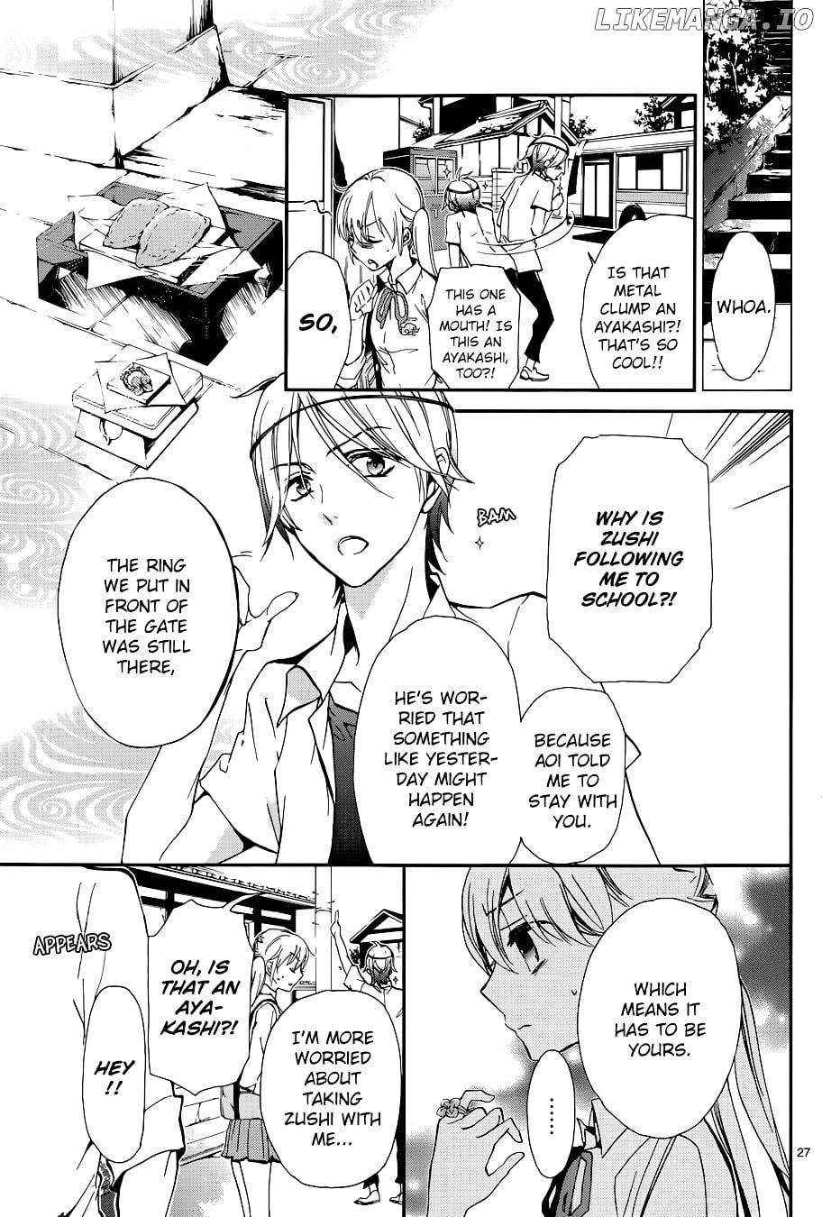 Momochi-san Chi no Ayakashi Ouji chapter 12 - page 32