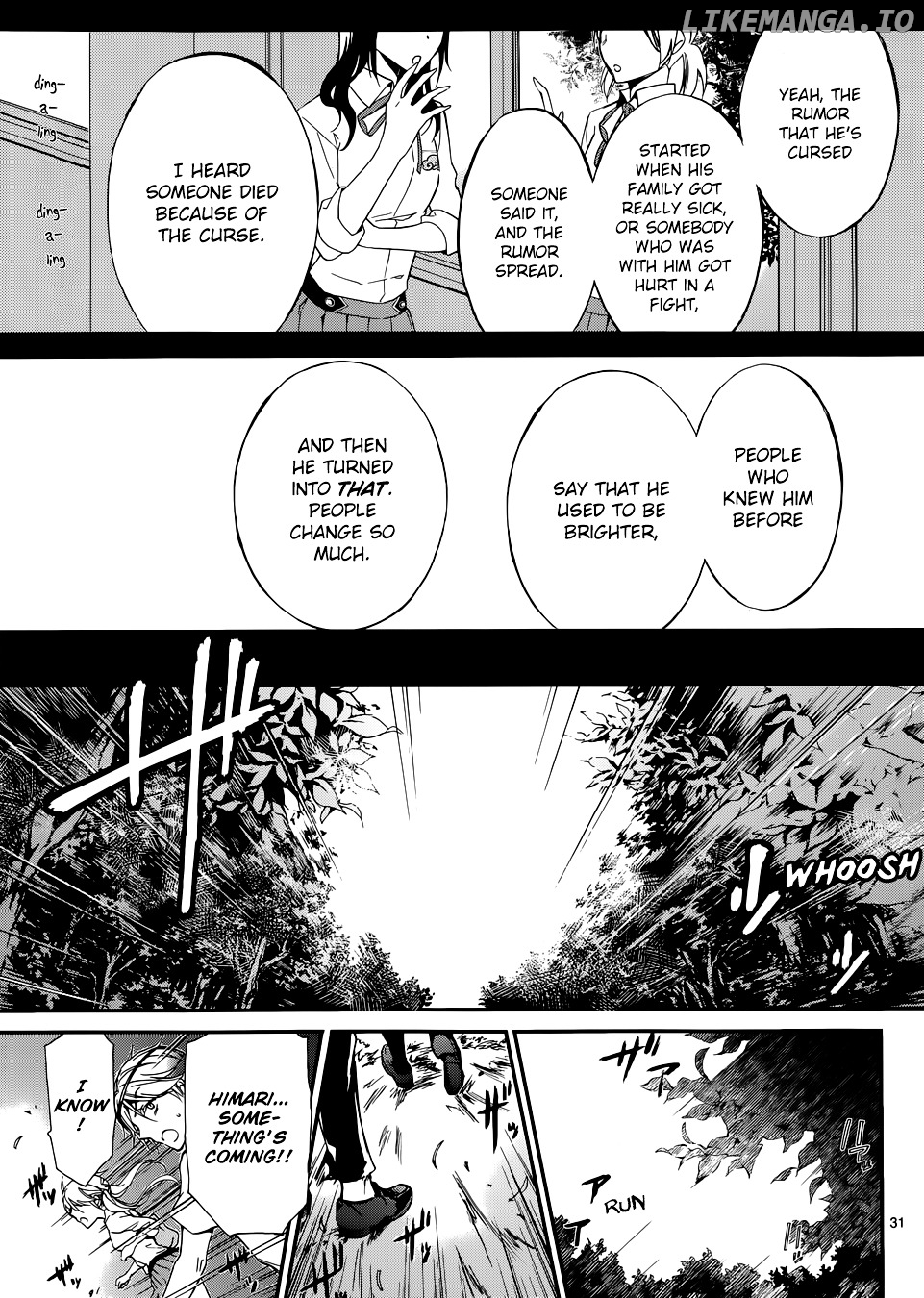 Momochi-san Chi no Ayakashi Ouji chapter 12 - page 36