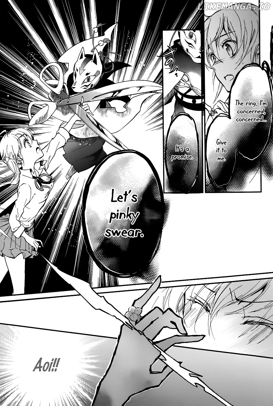 Momochi-san Chi no Ayakashi Ouji chapter 12 - page 38