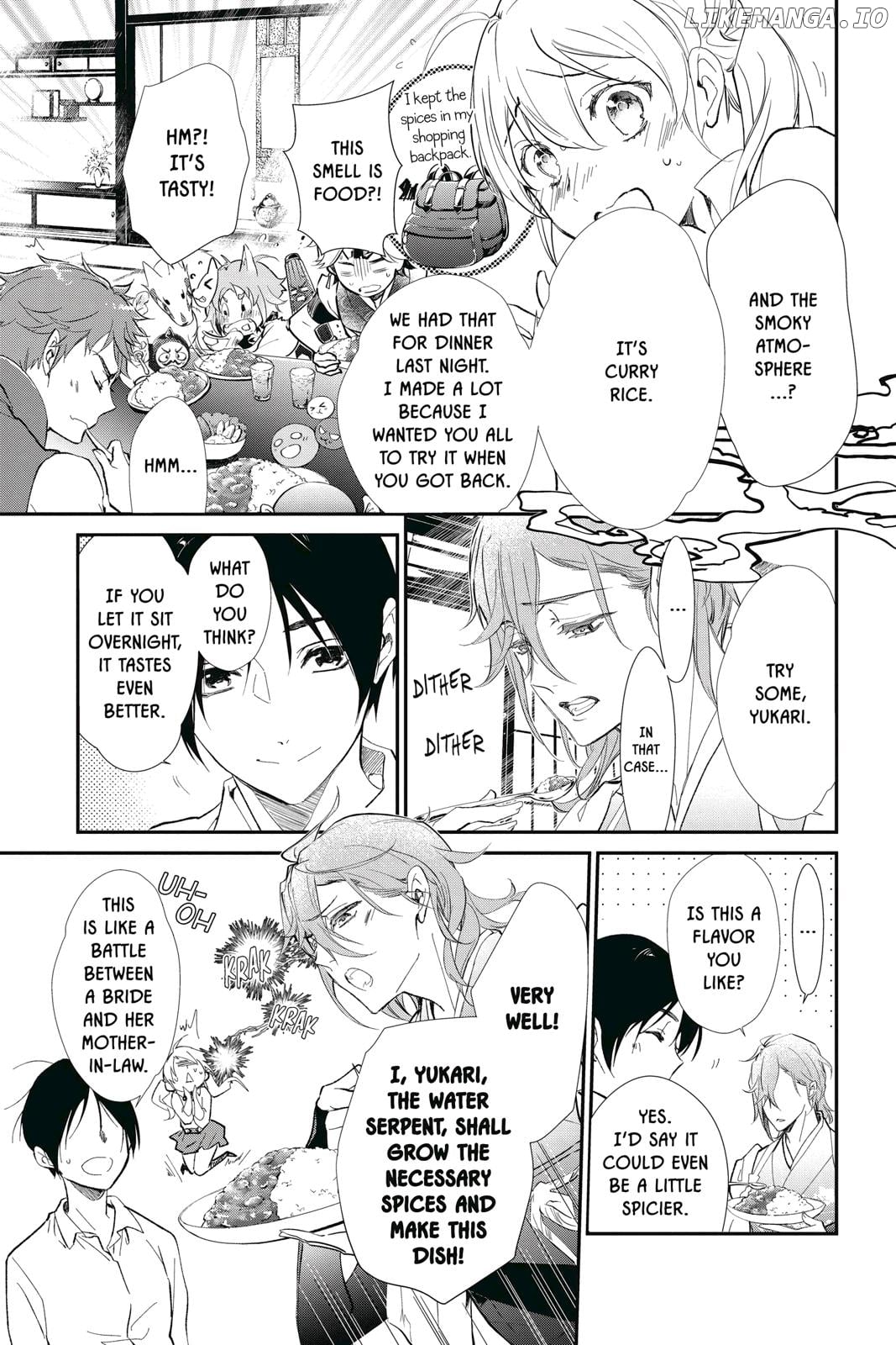 Momochi-san Chi no Ayakashi Ouji chapter 58 - page 33