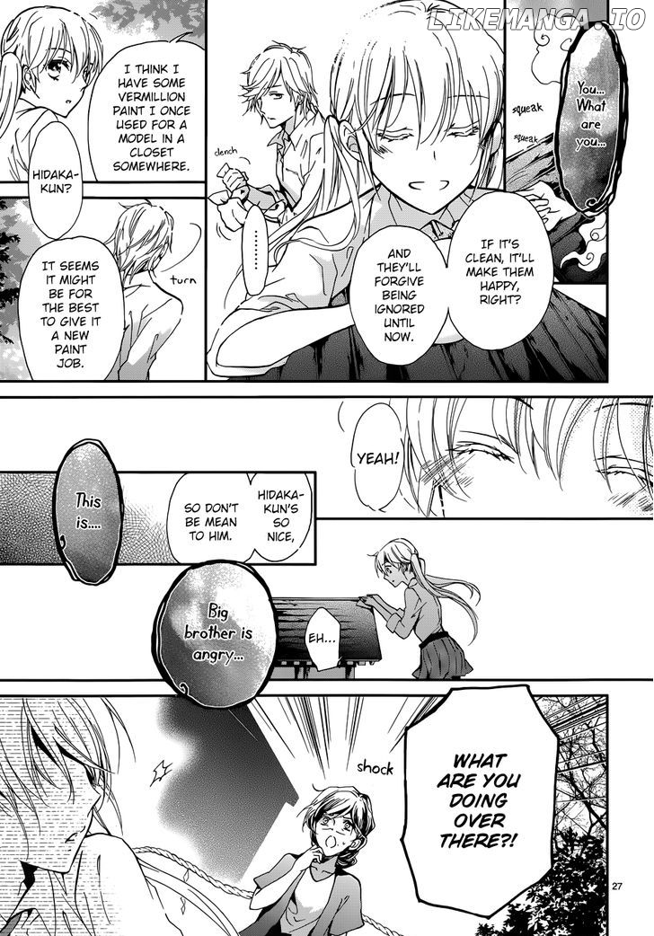 Momochi-san Chi no Ayakashi Ouji chapter 13 - page 28