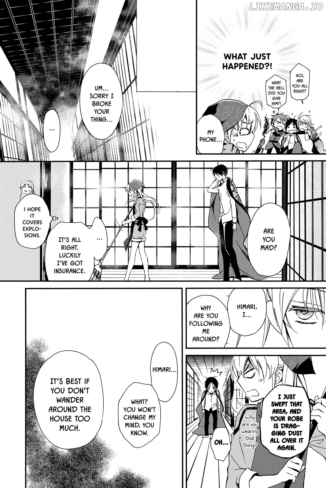 Momochi-san Chi no Ayakashi Ouji chapter 1 - page 23