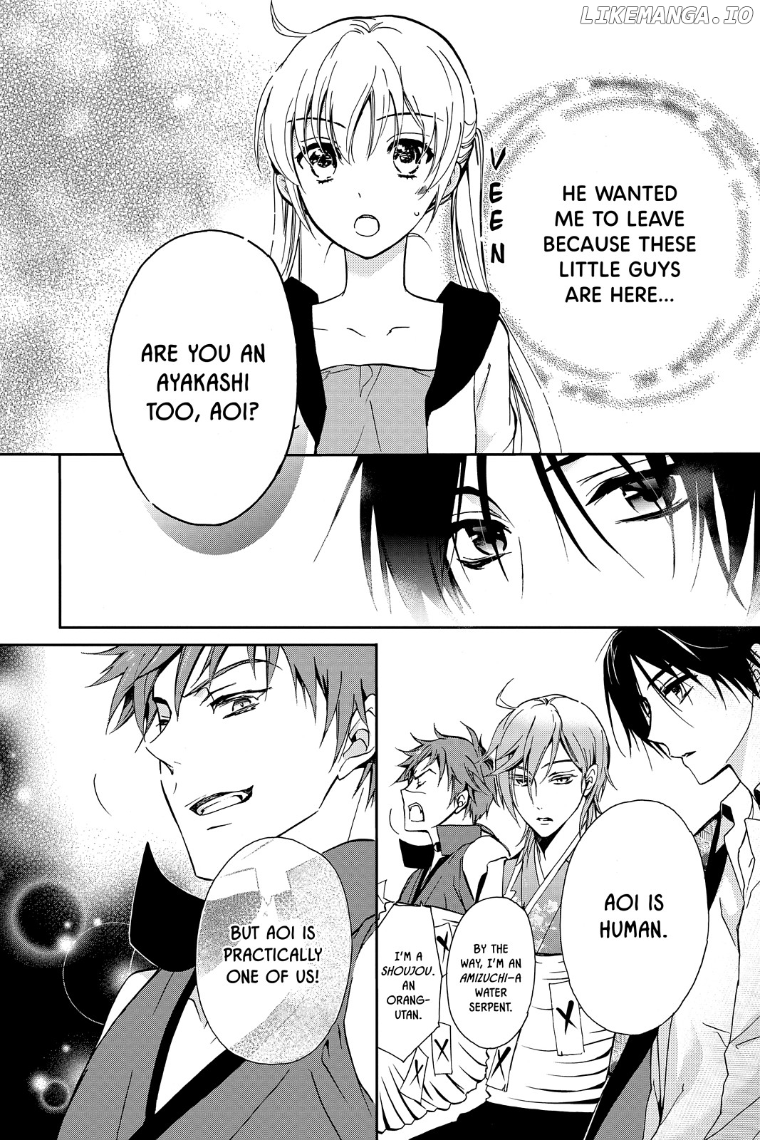 Momochi-san Chi no Ayakashi Ouji chapter 1 - page 31