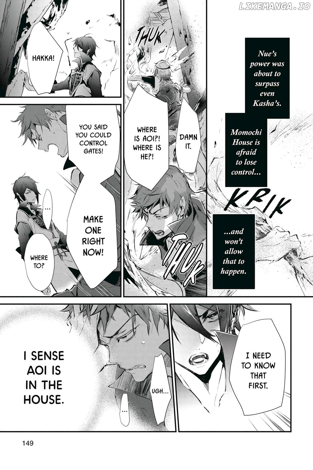 Momochi-san Chi no Ayakashi Ouji chapter 60 - page 27