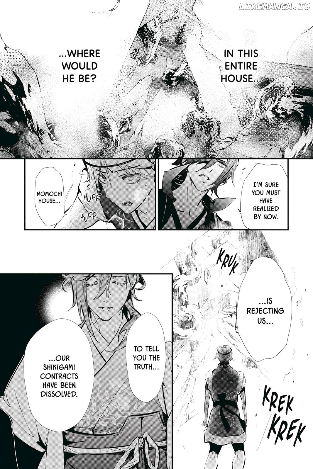 Momochi-san Chi no Ayakashi Ouji chapter 60 - page 28