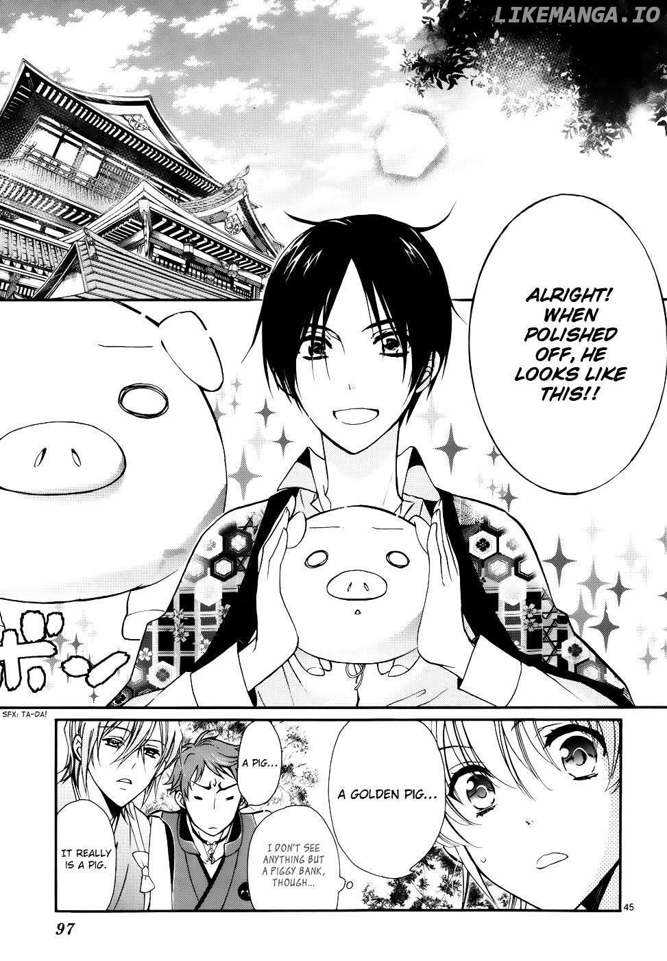 Momochi-san Chi no Ayakashi Ouji chapter 2 - page 45