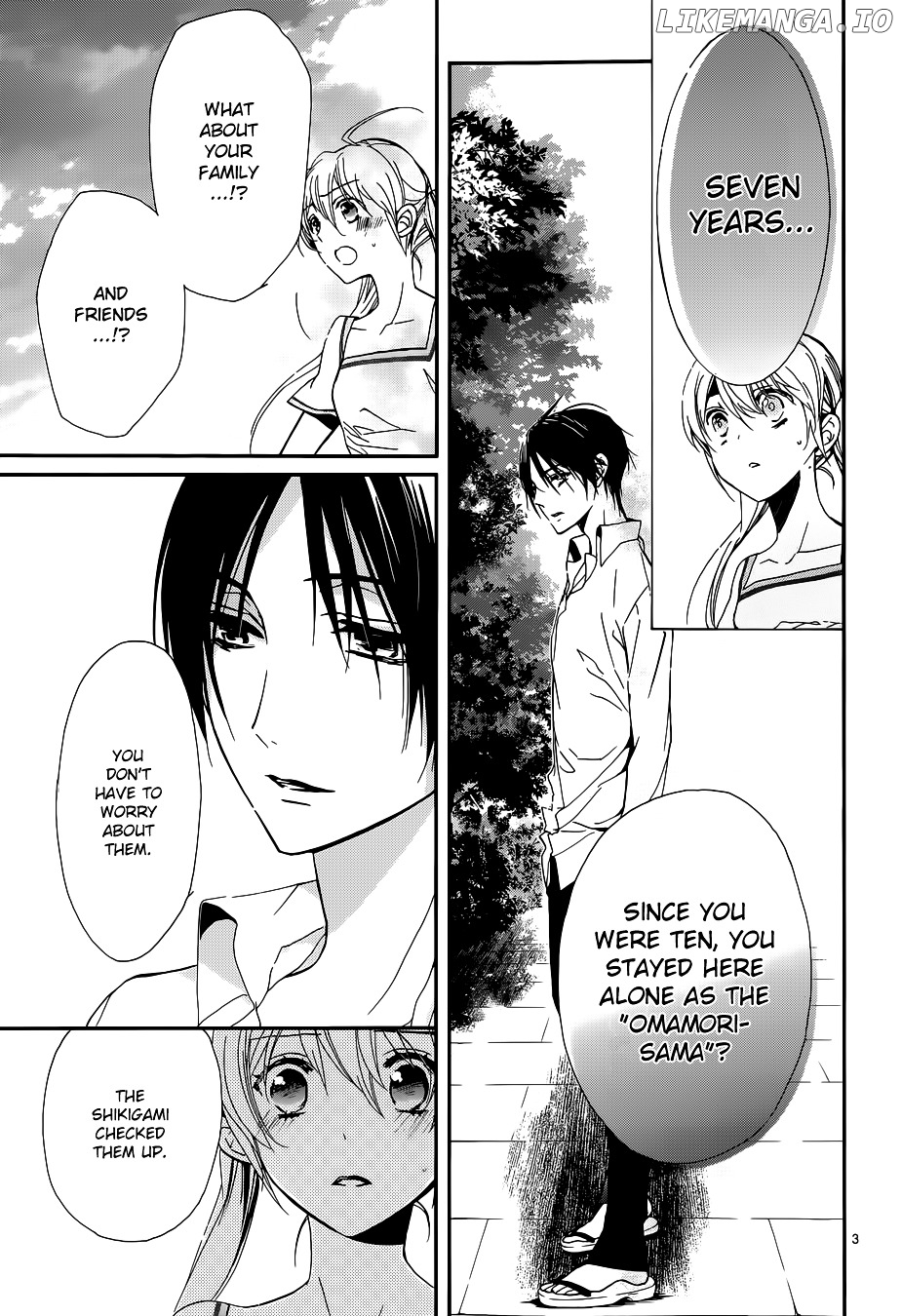Momochi-san Chi no Ayakashi Ouji chapter 4 - page 7