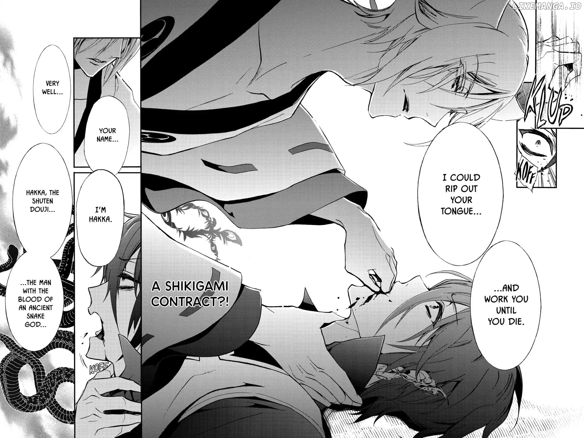 Momochi-san Chi no Ayakashi Ouji chapter 46 - page 17