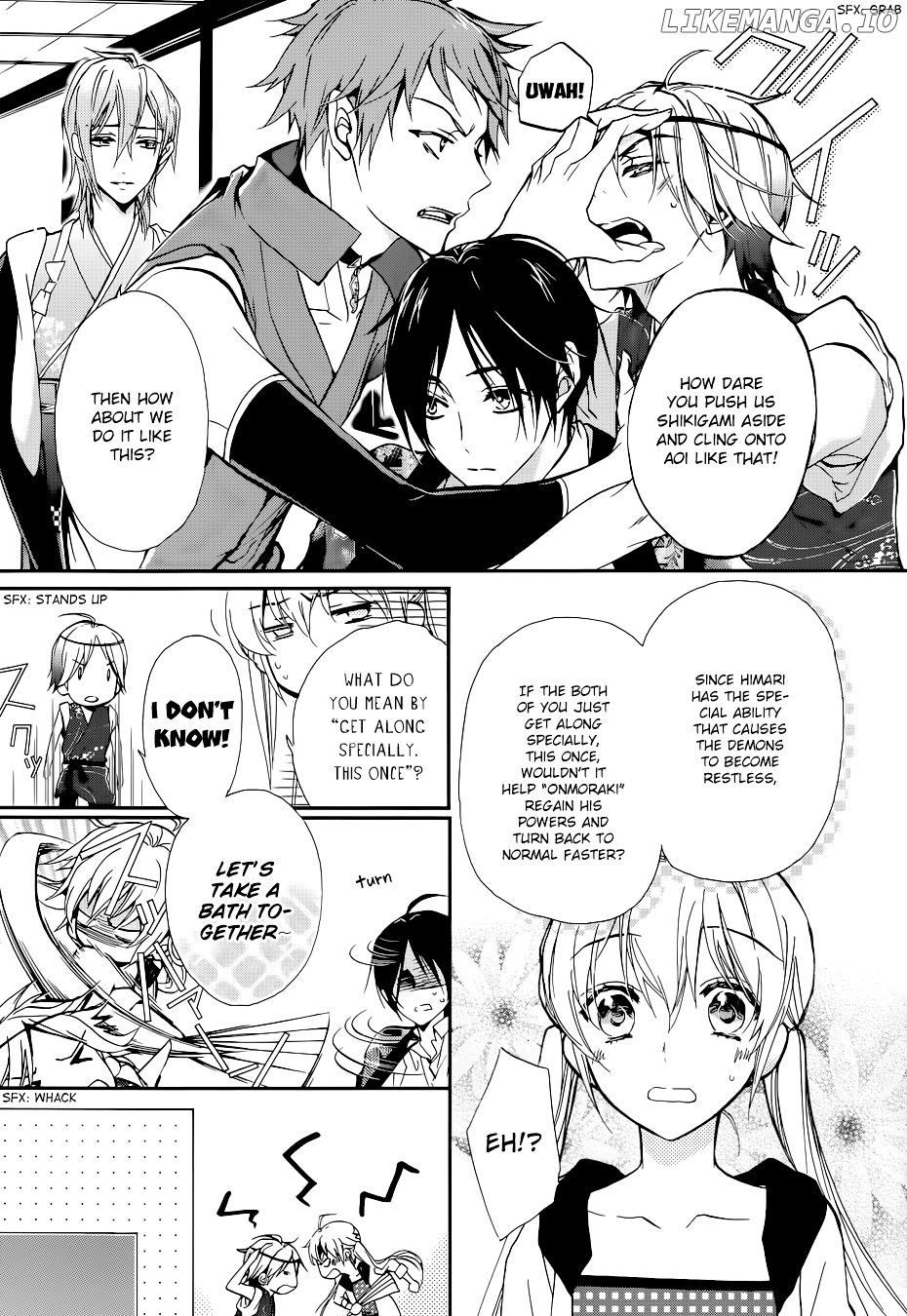 Momochi-san Chi no Ayakashi Ouji chapter 5 - page 10