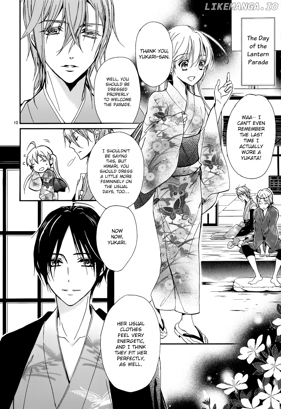 Momochi-san Chi no Ayakashi Ouji chapter 5 - page 11