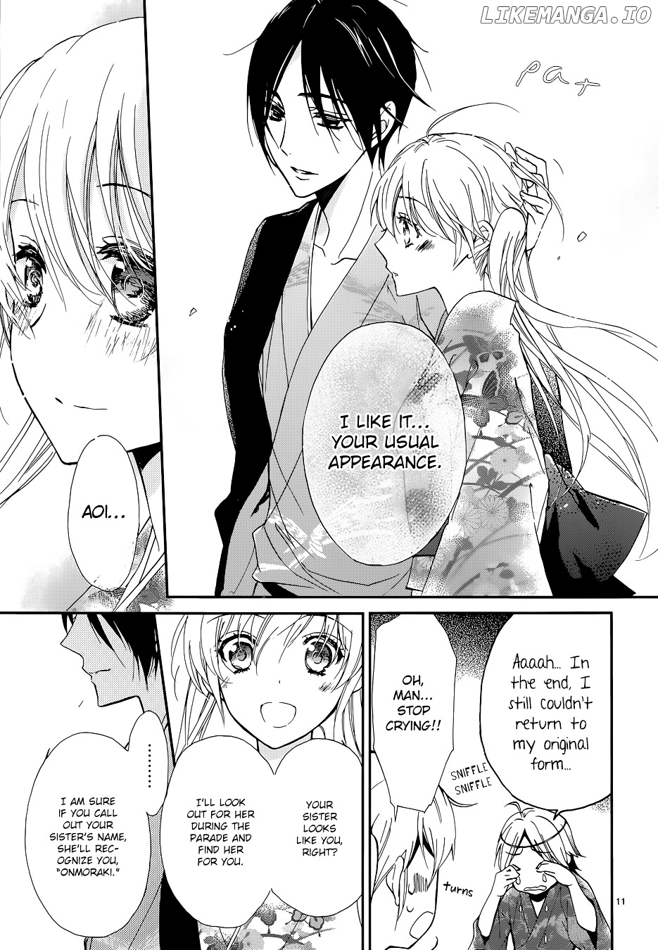 Momochi-san Chi no Ayakashi Ouji chapter 5 - page 12